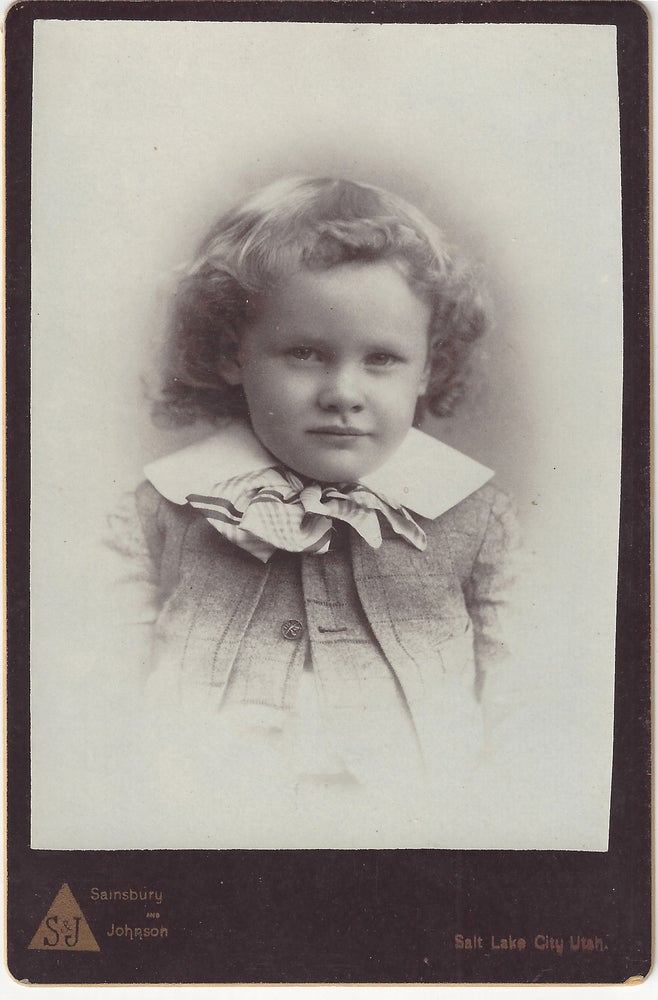 Item #4515 'Aunt Jane' [unidentified child]. Charles Ellis Johnson.