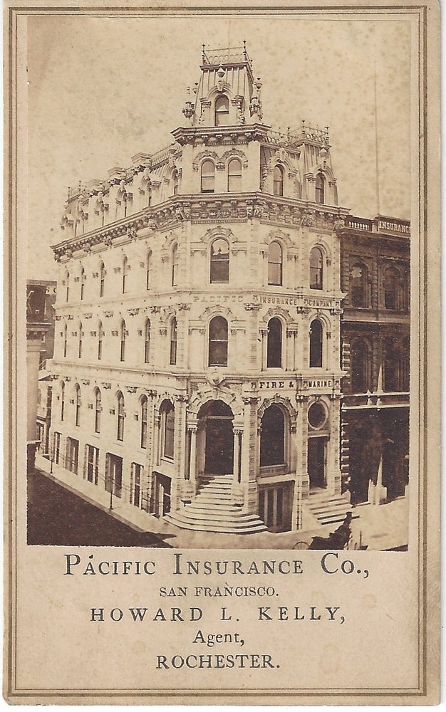 Item #4528 Pacific Insurance Company. Thomas Houseworth.