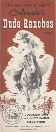 This year come to one of Colorado's Dude Ranches