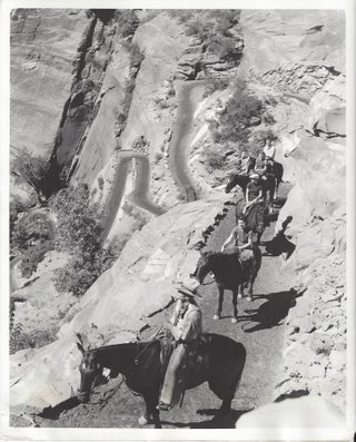 Item #5309 Climbing the Walls of Zion. Utah Parks Company