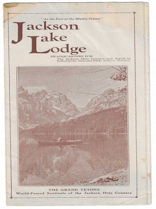 Item #6408 Jackson Lake Lodge. Grand Teton National Park