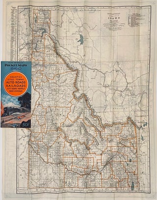 Rand McNally Pocket Maps of Idaho for Tourist, Travelers, Shippers General Commercial and Business Reference