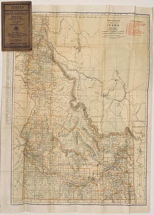 Item #6504 Rand McNally Indexed Pocket Map, Tourist' and Shippers' Guide of Idaho. Idaho