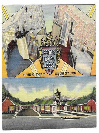 Item #6552 Romney Motor Lodge. Salt Lake City