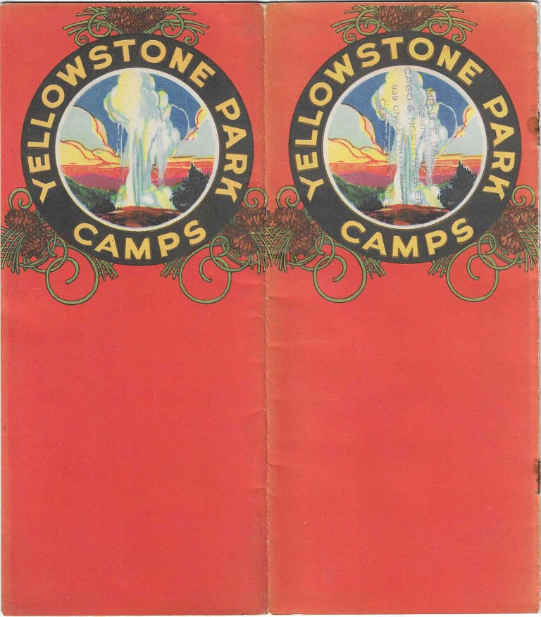 Item #7116 Yellowstone Park Camps. Yellowstone Park Camps Company.
