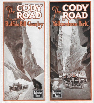Item #7133 The Cody Road to Yellowstone Park. Burlington Route