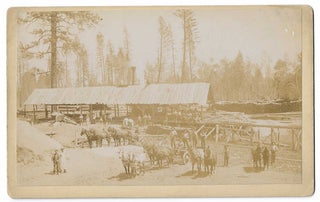 Item #7304 Montana Lumberyard. Arthur Canning