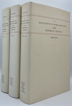 Item #7758 A Descriptive Bibliography of the Mormon Church. Peter Crawley