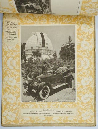 California Welcomes You: The Official Souvenir Book of Al Malaikah Temple A.A.O.M.S. 1919 Imperial Council Meeting Pilgrimage to Indianapolis, Indiana June 10th to 14th