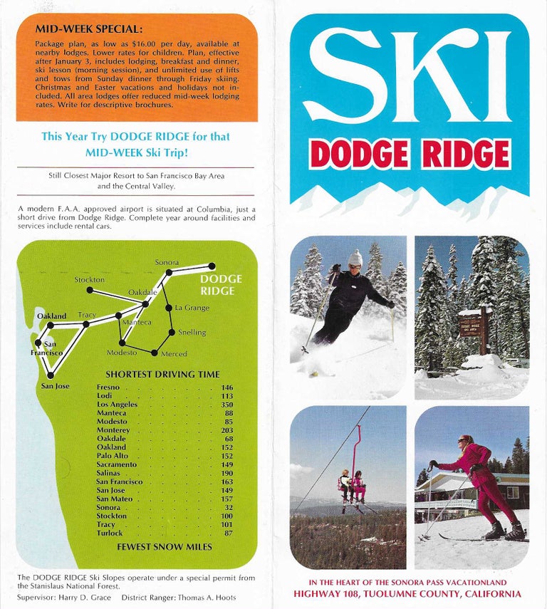 Item #7886 Ski Dodge Ridge. Harry D. Grace, Purdy Family.