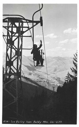 Item #7939 Sun Valley from Baldy Mtn. Ski Lift. Skiing