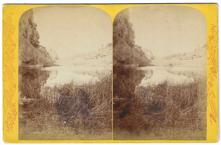 Item #8183 Pa-vai-o-wits. (Lower Lake in Lake Canon): Views on Kanab Creek. John J. 'Jack' Hillers, John Wesley Powell.