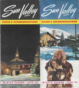 Item #8484 Sun Valley, Idaho: Rates & Accommodations - Winter Season, 1949-50. Sun Valley