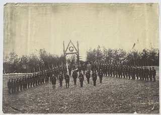 Item #8567 Company G, 6th Vermont Infantry, Camp Griffin, Virginia. Mathew Brady