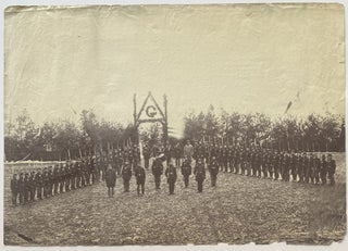 Item #8568 Company G, 6th Vermont Infantry, Camp Griffin, Virginia. Mathew Brady
