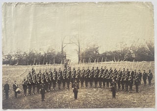 Item #8569 Company K, 6th Vermont Infantry, Camp Griffin, Virginia. Mathew Brady