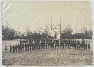 Item #8570 Company F, 6th Vermont Infantry, Camp Griffin, Virginia. Mathew Brady