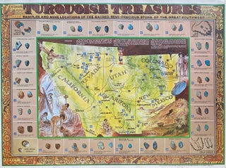 Item #8668 Turquoise Treasures: Samples and Mine Locations of the Sacred Semi-Precious Stone of...