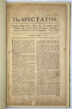 Item #8720 An Original Issue of 'The Spectator' Together with The Story of the Famous English...