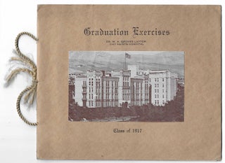 Item #8775 Graduation Exercises of the Dr. W.H. Groves Latter-day Saints' Hospital School of...