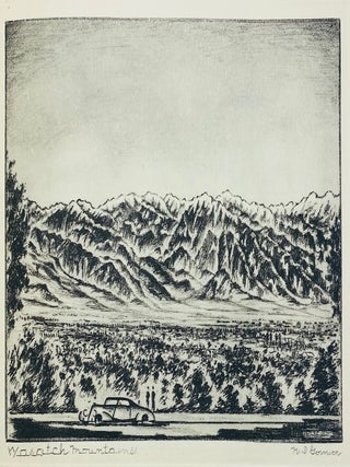 Sketches of Beautiful Salt Lake City Utah