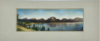 Item #8886 Teton Mts. Jackson Lake. Frank Jay Haynes