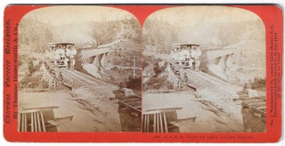 Item #8910 C.P.R.R. train on Long Ravine Bridge, Thomas Houseworth