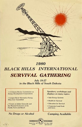 Item #8915 1980 Black Hills International Survival Gathering. Black Hills Alliance