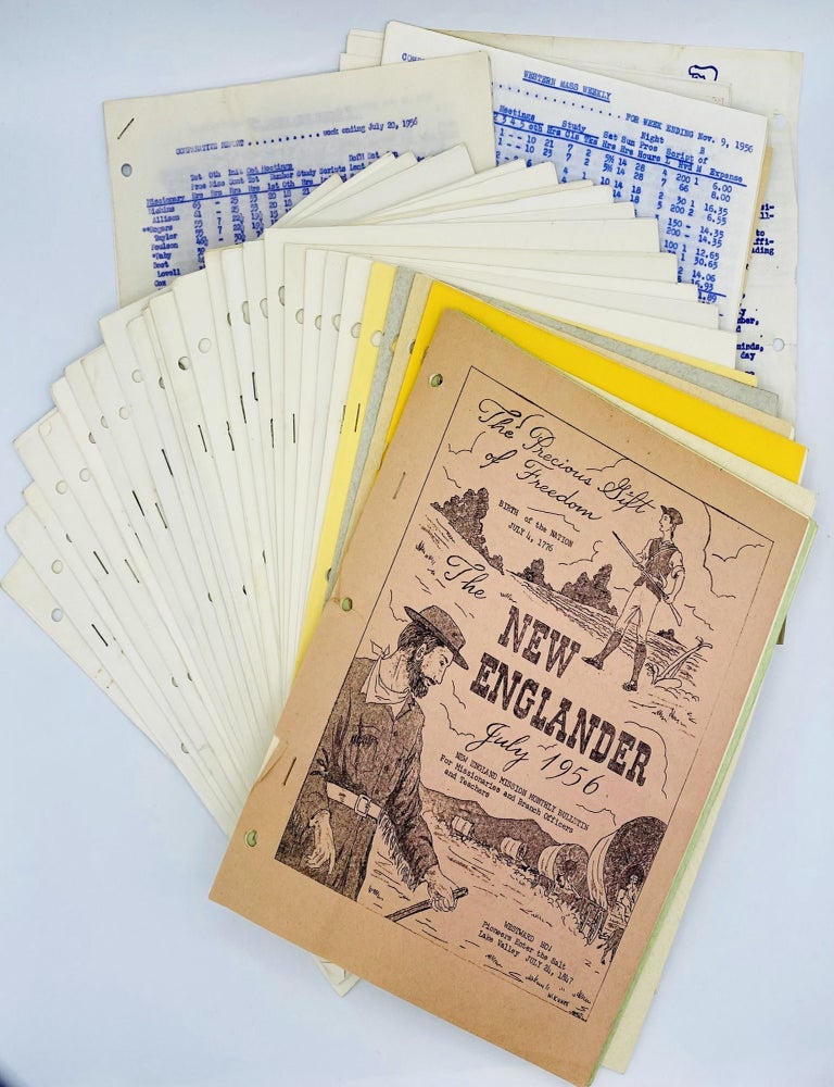 Item #8971 New Englander: New England Mission Monthly Bulletin /with/ Comparative Reports. New...