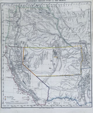 Item #8978 Calfornien, Oregon, Utah und Neu-Mejico. Carl Flemming, Friedrich Handtke