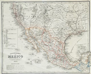 Item #8982 Neueste Karte von Mexico Nach den besten Quellen entw. u. gezeiehm von Hauptm....