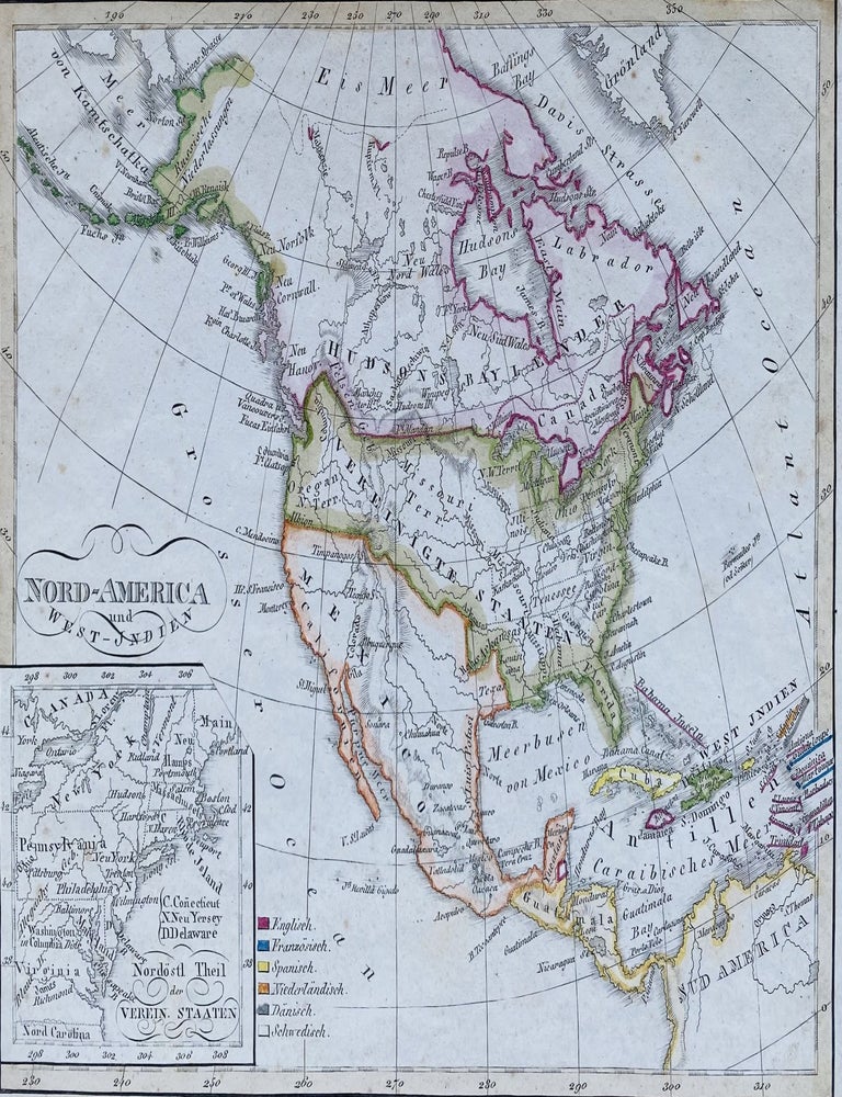 Item #8983 Nord-America and West Indien. Adolph Stieler