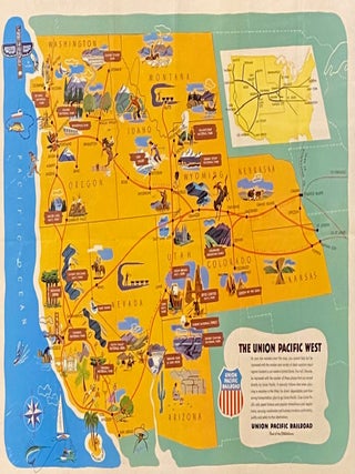 Item #9701 The Union Pacific West / Western Wonderlands. Railroads