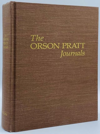Item #9719 The Orson Pratt Journals. Orson Pratt